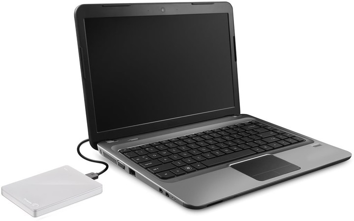 Seagate Backup Plus Slim - 1TB + 200GB OneDrive, bílá_648525664