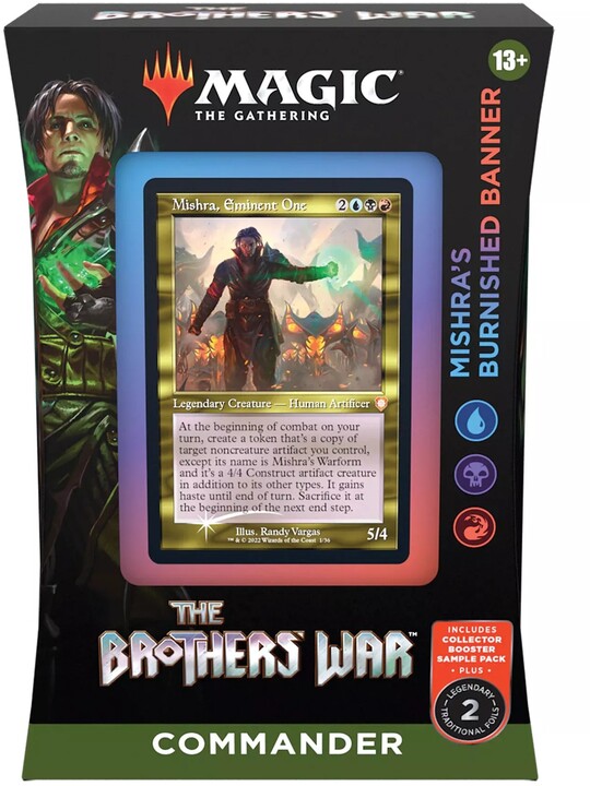 Karetní hra Magic: The Gathering The Brothers War - Mishras Burnished Banner (Commander Deck)_974401918