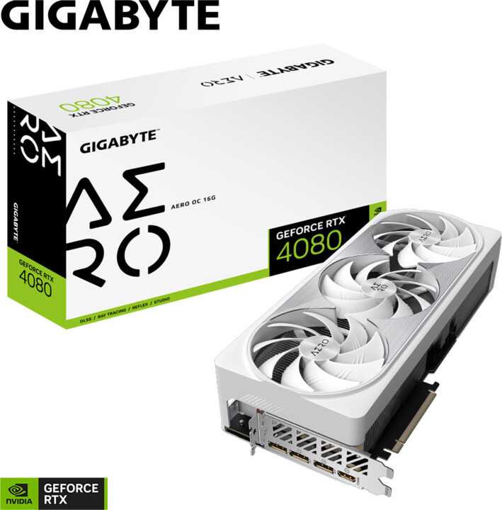 GIGABYTE GeForce RTX 4080 16GB AERO OC, 16GB GDDR6X_336268969
