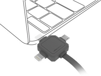 PowerCube Cable 1.5m, USB-C, černý_1494290821
