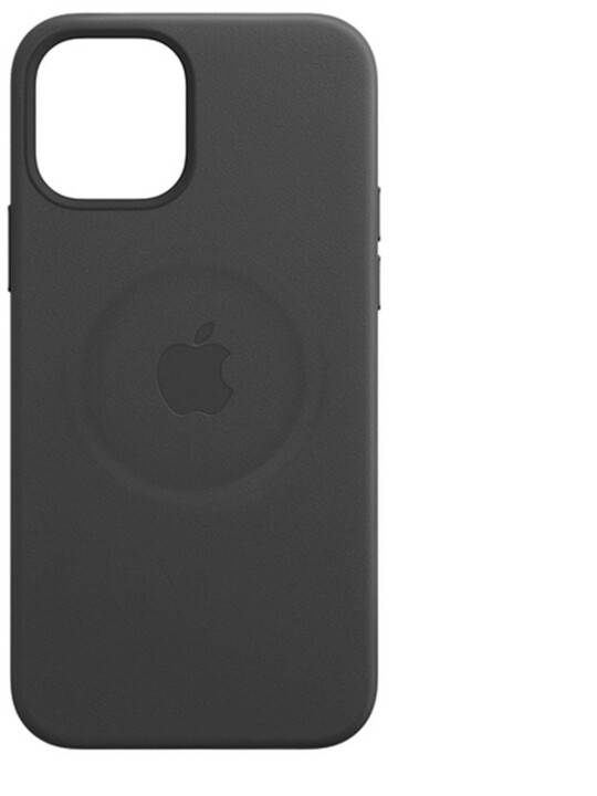 Apple kožený kryt s MagSafe pro iPhone 12 Pro Max, černá_1483908474