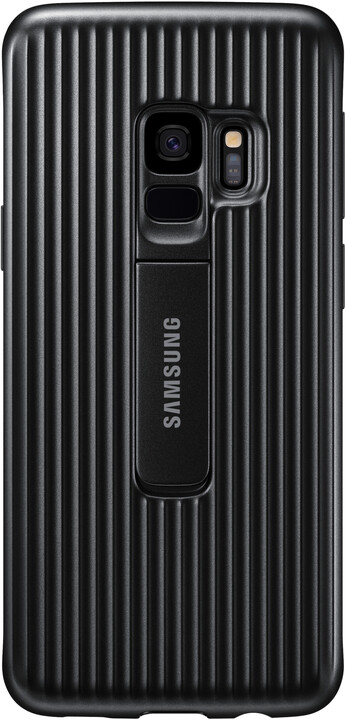 Samsung tvrzený ochranný zadní kryt pro Samsung Galaxy S9, černý_1218731939