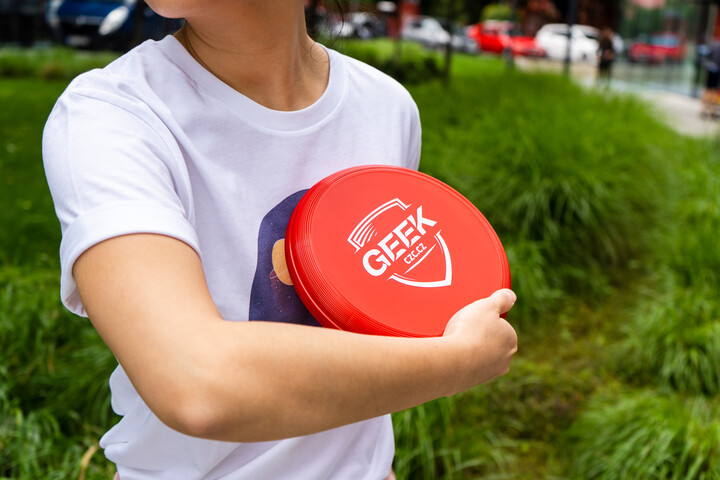 GEEK frisbee - červené_1328824562