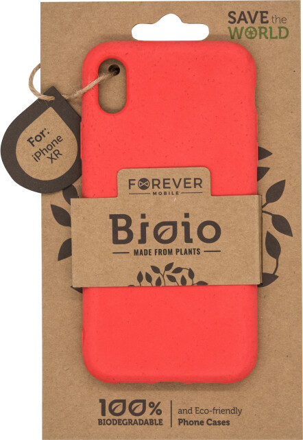 Zadní kryt Forever Bioio pro iPhone XR červený v hodnotě 299 Kč_549398128