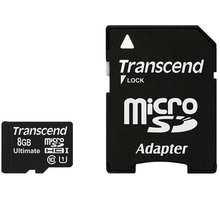 Transcend Micro SDHC 8GB Class 10 UHS-I + adaptér_510929704