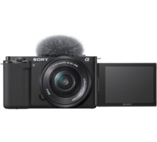 Sony vlog kamera ZV-E10 + 16-50mm Poukaz 200 Kč na nákup na Mall.cz