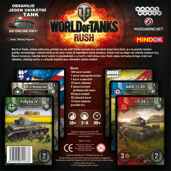 Společenská hra World of Tanks: Rush, karetní hra v hodnotě 549Kč_1807701453