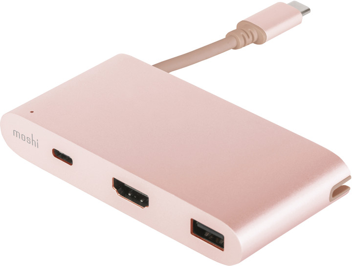 Moshi USB-C Multiport Adapter - Golden rose_91624814
