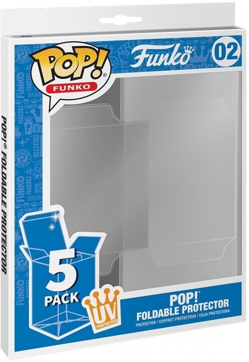 Ochranný obal na figurky Funko POP! - Foldable Protector, měkký, 5 ks_813378887