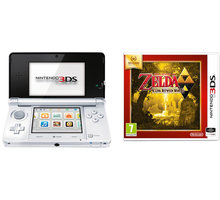 Nintendo 3DS, bílá + Zelda: Link Between Worlds_192242863
