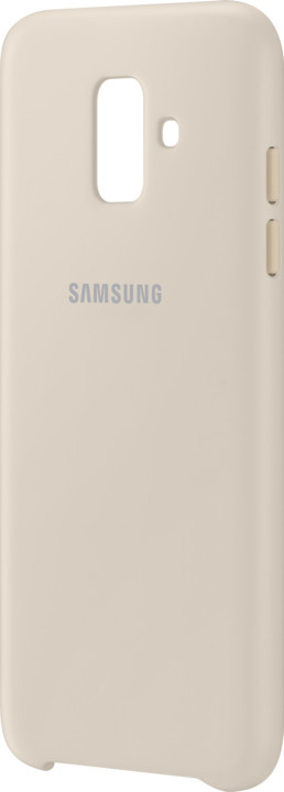 Samsung A6 dvouvrstvý ochranný zadní kryt, zlatá_807581084