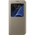 Samsung EF-CG935PF Flip S-View Galaxy S7e, Gold_92340666