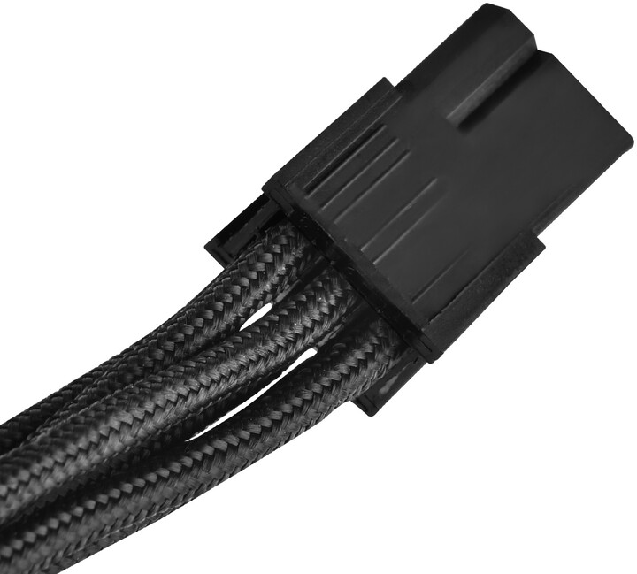 SilverStone prodloužení napájení 1 x 6pin na PCI-E 6pin 300mm, černá_501553338