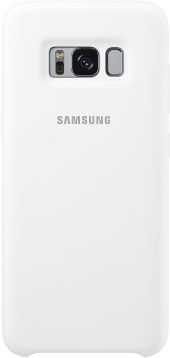 Samsung S8+, silikonový zadní kryt, bílá_1694598614