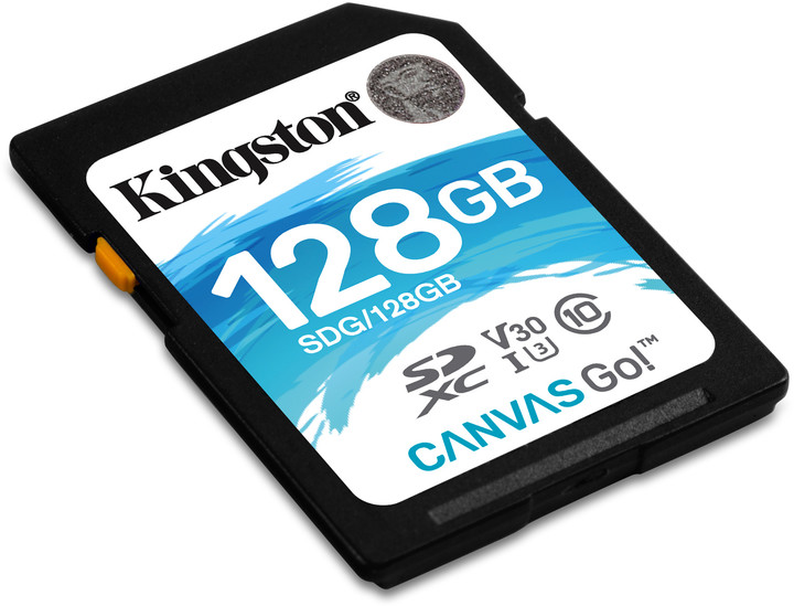 Kingston SDXC Canvas Go! 128GB, USH-I U3_581754180