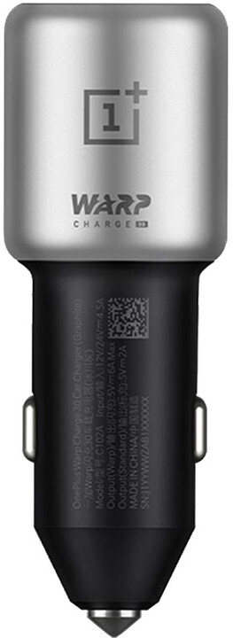 OnePlus nabíječka Warp Charge 30, do auta, černá_2136553153