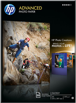 HP Advanced Photo Paper, Glossy, A4, 50 listů, 250 g/m2_612867568