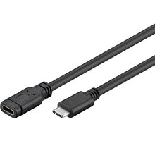 PremiumCord prodlužovací kabel USB 3.1 konektor C/male - C/female, 1m, černá_875728459