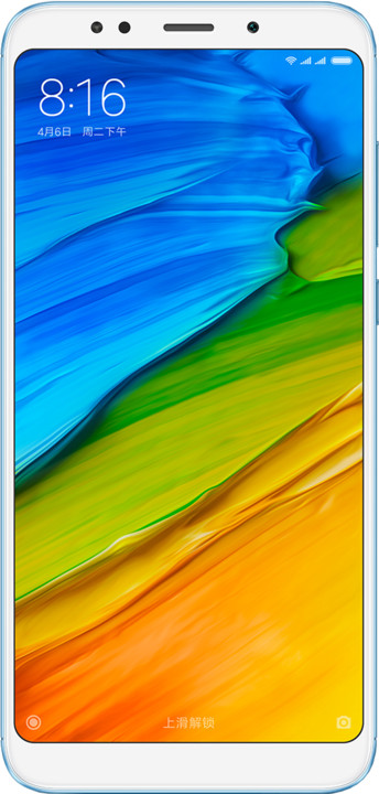Telefon Xiaomi Redmi 5 Plus CZ LTE, 32GB, 3GB, modrá (v ceně 4190 Kč)_1522343048