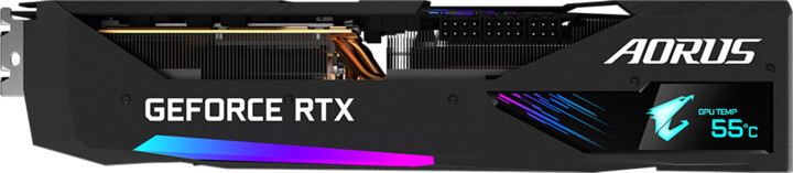 GIGABYTE GeForce RTX 3070 Ti AORUS MASTER 8G, LHR, 8GB GDDR6X_2082704984