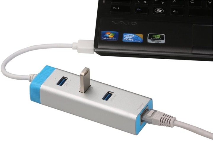 i-tec USB 3.0 Gigabit Ethernet Adapter + HUB_1544145856