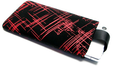 FIXED Velvet pouzdro, mikroplyš, motiv Red Stripes, velikost 4XL_91772957