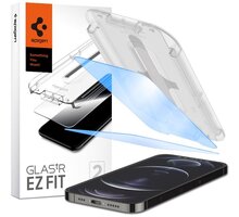 Spigen ochranné sklo tR EZ Fit pro iPhone 12 mini, AntiBlue, 2ks, čirá_283299527