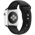 MAX silikonový řemínek pro Apple Watch 4/5, 40mm, černá_1932627665
