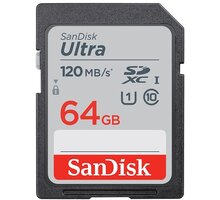 SanDisk Ultra SDXC 64GB 120MB/s Class10 UHS-I SDSDUN4-064G-GN6IN