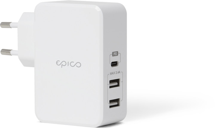 EPICO QUICK PD CHARGER with 3 USB ports - bílá_762926149