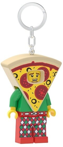 Klíčenka LEGO Iconic Pizza, svítící figurka_1242200485
