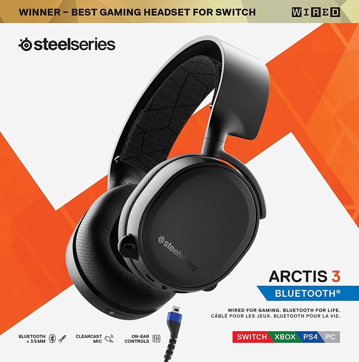 SteelSeries Arctis 3 Bluetooth (2019 Edition), černá_1564711140