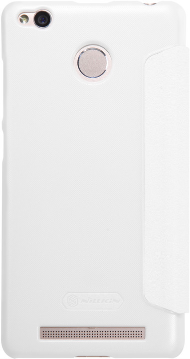 Nillkin Sparkle Leather Case pro Xiaomi Redmi 3 Pro, bílá_2089718532