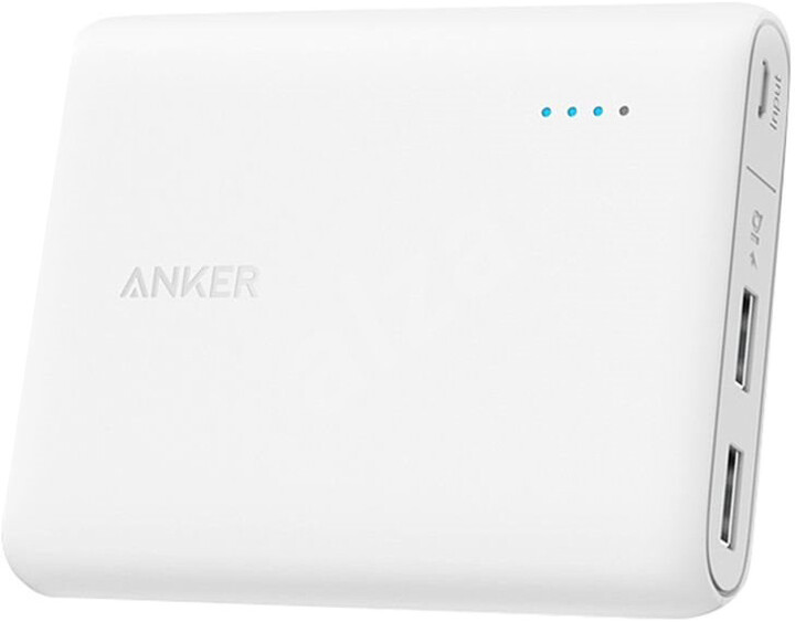 Anker Powerbanka PowerCore 10400mAh externí baterie, bílá_282011486