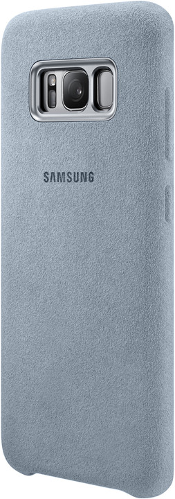 Samsung S8 Zadní kryt - kůže Alcantara, mint_1668646842
