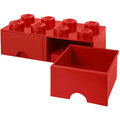Úložný box LEGO, 2 šuplíky, velký (8), červená_1312500855