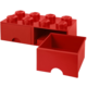 Úložný box LEGO, 2 šuplíky, velký (8), červená_1312500855