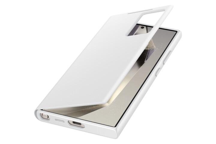 Samsung flipové pouzdro Smart View pro Galaxy S24 Ultra, bílá_1030560741