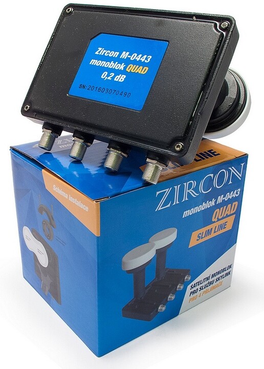 Zircon Monoblok Quad M-0443 Skylink Slim line, LTE filtr, 0,2dB_1235785617
