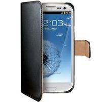 CELLY Wally pro Samsung Galaxy S III/ S III Neo, PU kůže, černá_6278946
