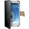 CELLY Wally pro Samsung Galaxy S III/ S III Neo, PU kůže, černá