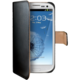 CELLY Wally pro Samsung Galaxy S III/ S III Neo, PU kůže, černá