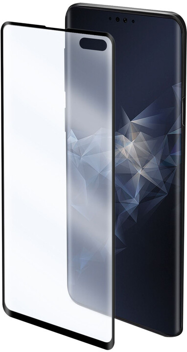 CELLY prémiová ochranná fólie displeje Nano Film pro Samsung Galaxy S10+, černá_2014694425