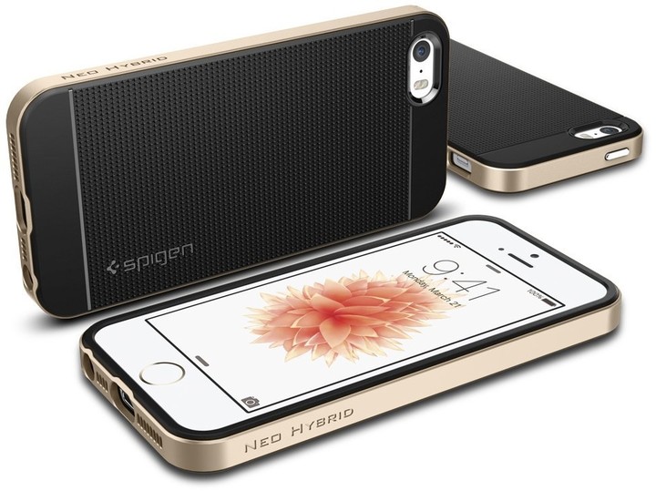 Spigen Neo Hybrid kryt pro iPhone SE/5s/5, zlatá_1776623246