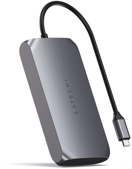 Satechi Aluminium USB-C Multimedia Adapter M1, 4K HDMI, USB-C PD 85W, USB-C data, 2x USB-A_998272753