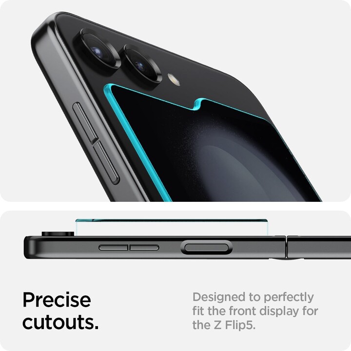 Spigen ochranné sklo tR EZ Fit Cover pro Samsung Galaxy Z Flip5, 2ks_262698603