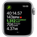 Apple Watch Series 5 GPS, 40mm Silver Aluminium Case with White Sport Band_796998996
