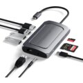 Satechi Aluminium USB4 Multiport Adapter, HDMI 8K@30Hz, USB-C PD 100W, Ethernet, 2xUSB-A 3.2, šedá_599347233