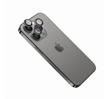 FIXED ochranná skla čoček fotoaparátů pro Apple iPhone 11/12/12 Mini, šedá FIXGC2-558-GR