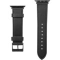 FIXED kožený řemínek pro Apple Watch 42/44/45mm, černá_1821120792